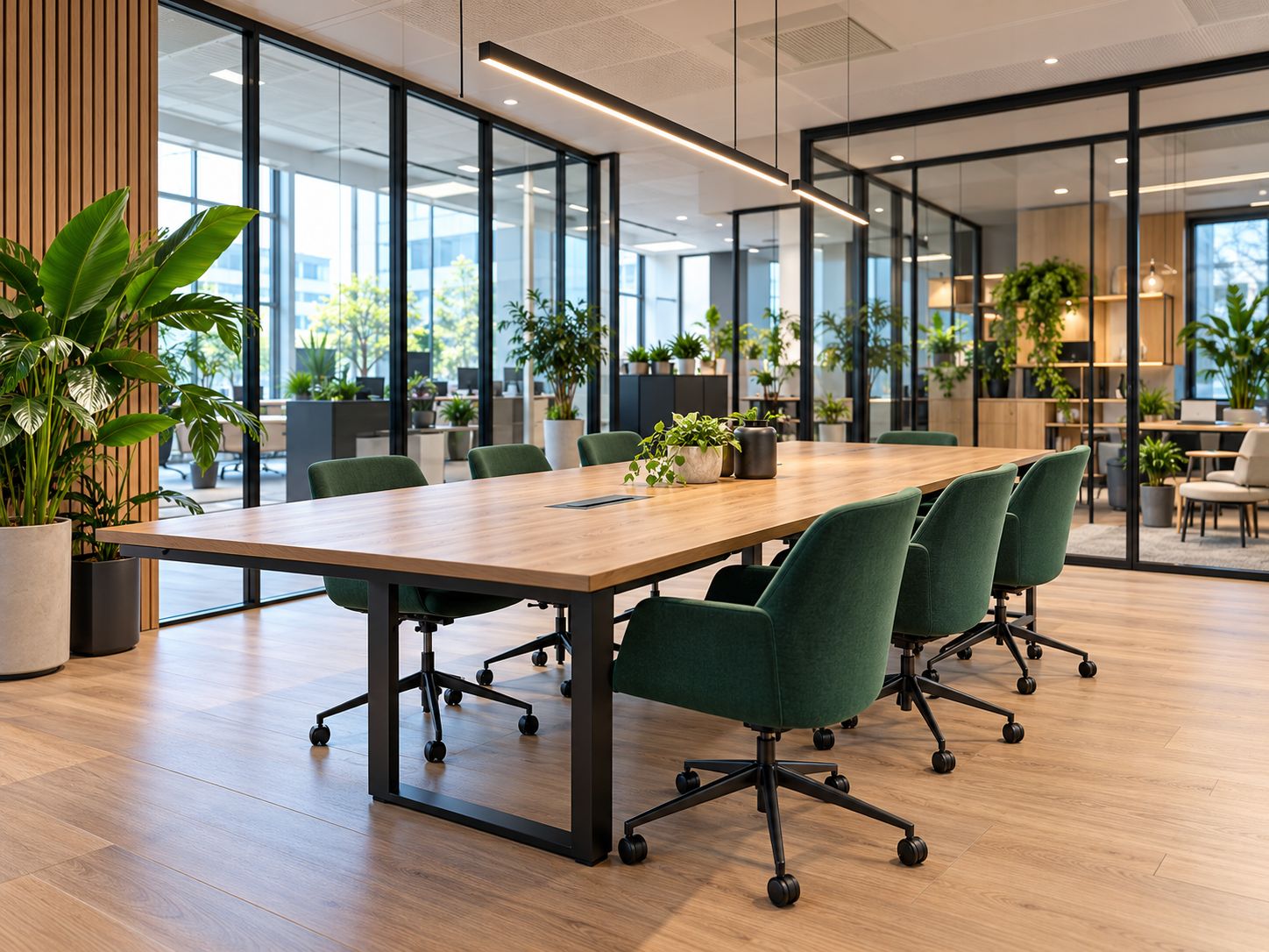 Salle de réunion conviviale